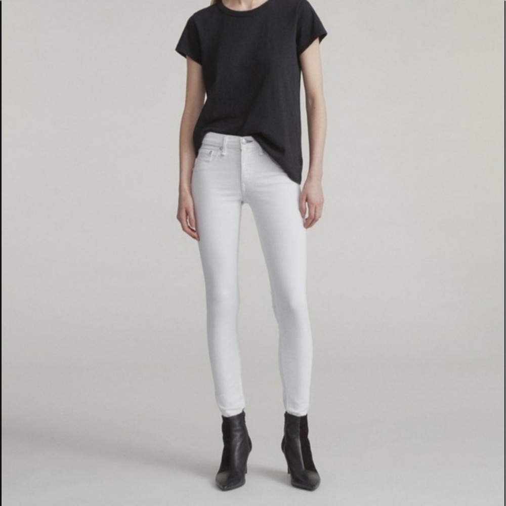 Rag and Bone Blanc Womens Skinny Jeans sz 32 - Picture 1 of 5